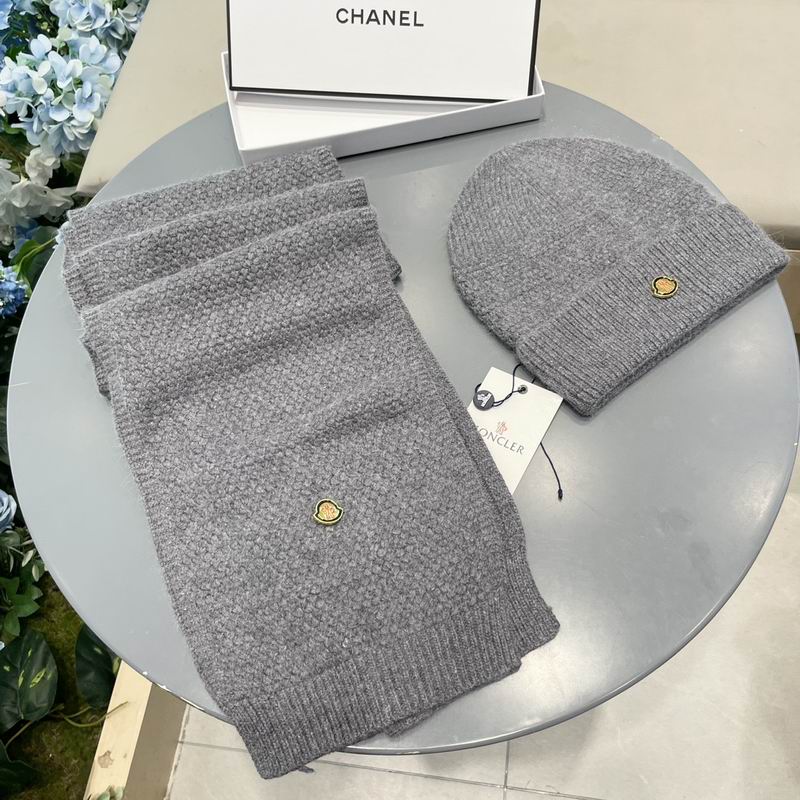 Moncler scarf hat (285)