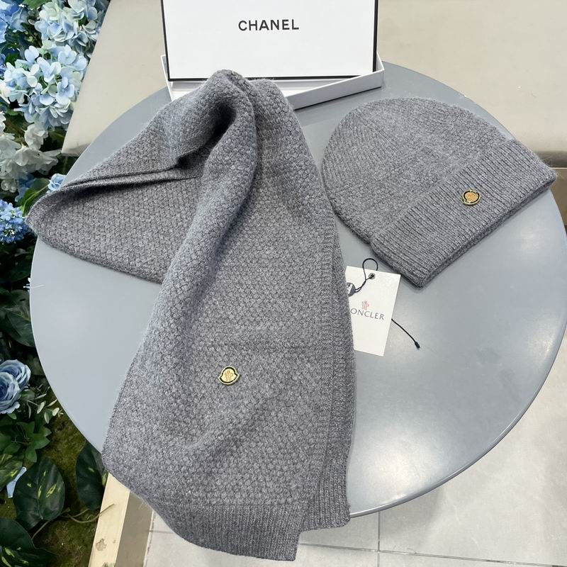 Moncler scarf hat (286)