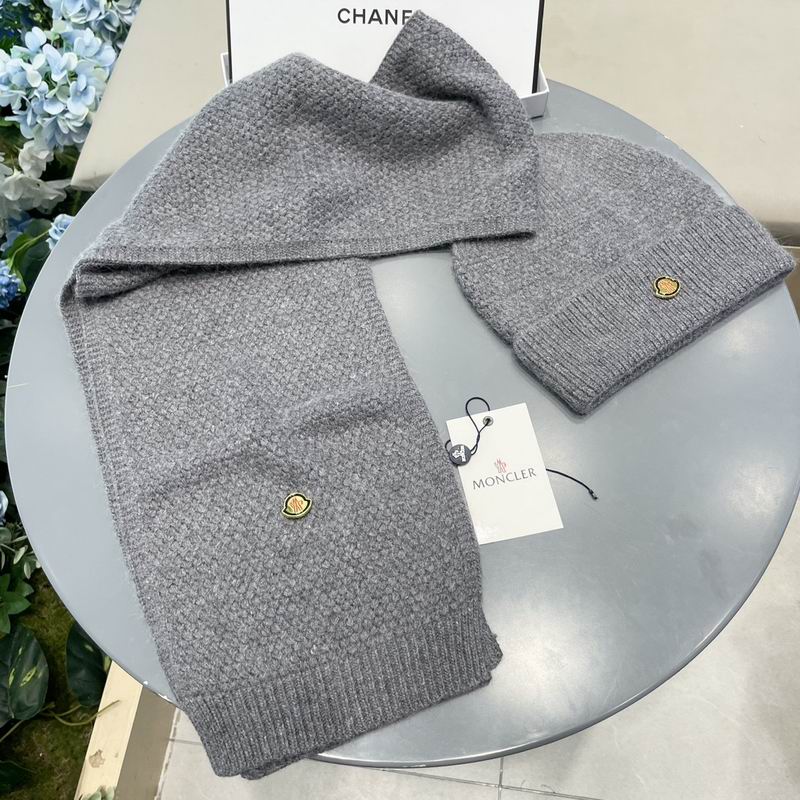 Moncler scarf hat (287)