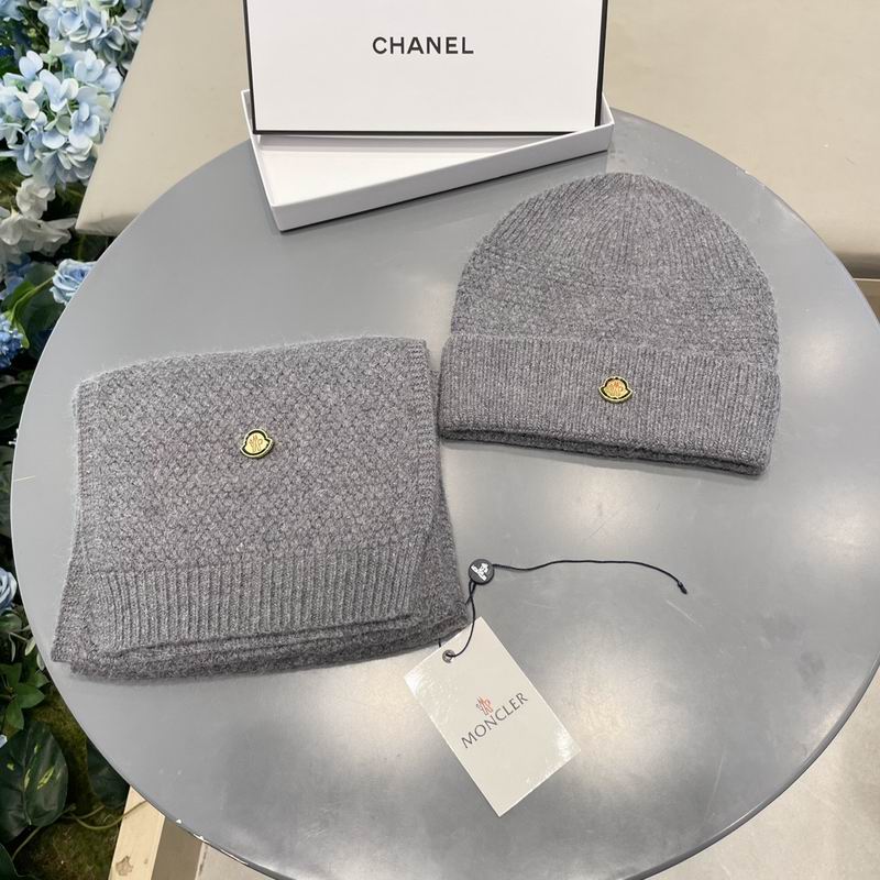 Moncler scarf hat (288)