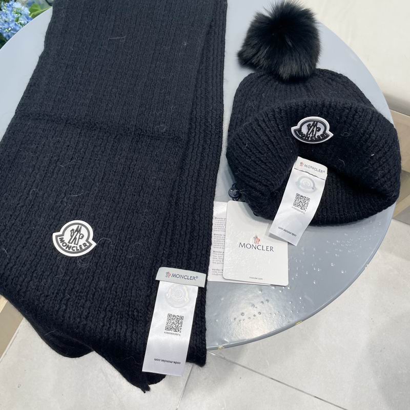 Moncler scarf hat (406)