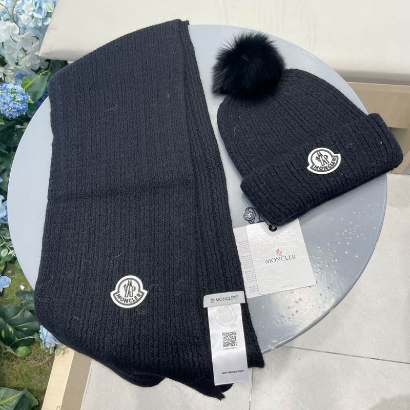 Moncler scarf hat (407)