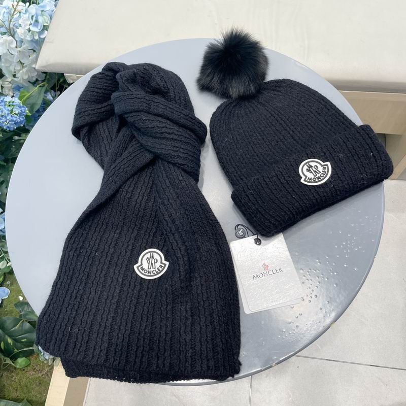 Moncler scarf hat (409)