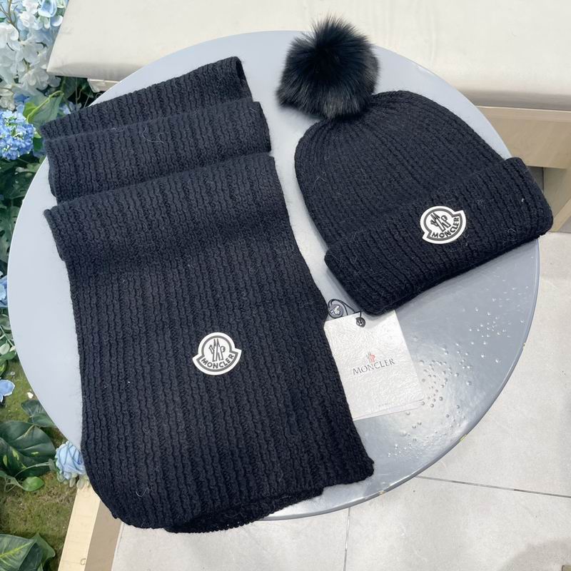 Moncler scarf hat (411)