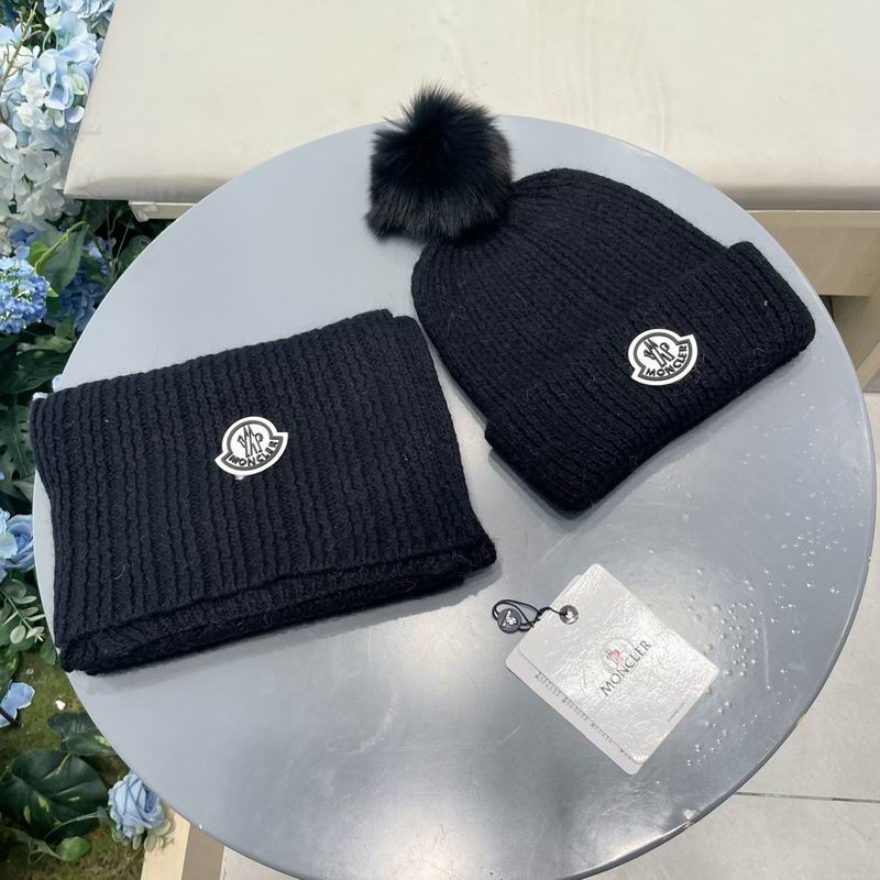 Moncler scarf hat (414)