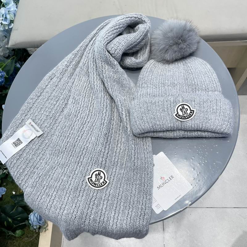 Moncler scarf hat (415)