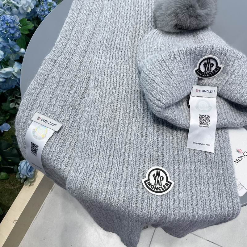 Moncler scarf hat (416)
