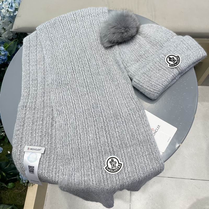 Moncler scarf hat (417)