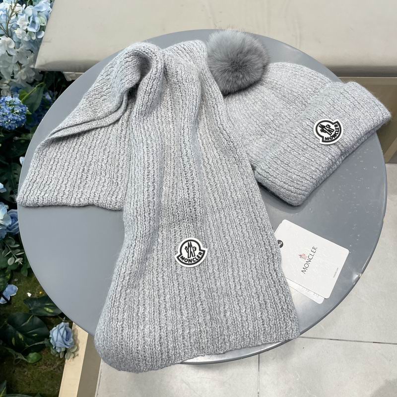 Moncler scarf hat (421)
