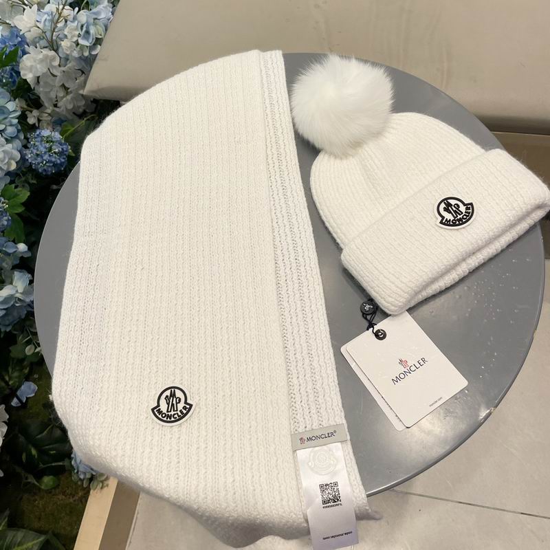 Moncler scarf hat (425)