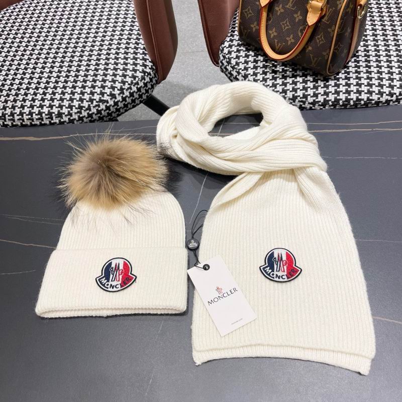 Moncler scarf hat (463)