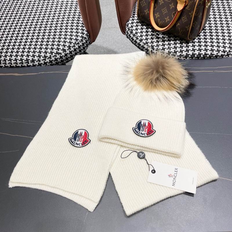 Moncler scarf hat (465)