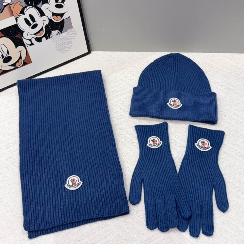 Moncler scarf hat gloves (108)