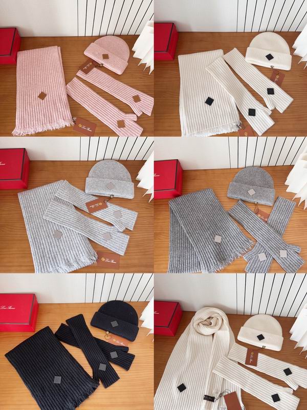 Moncler scarf hat gloves (109)