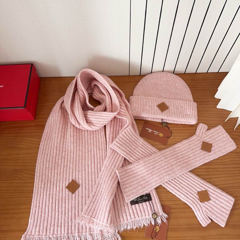 Moncler scarf hat gloves (113)
