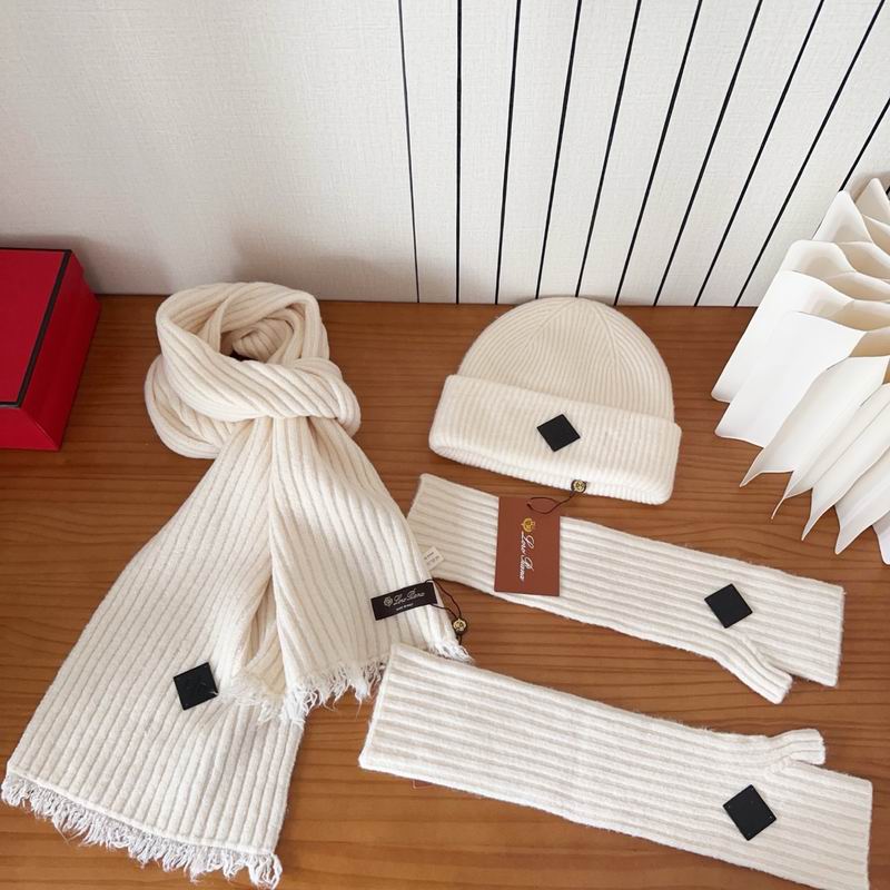 Moncler scarf hat gloves (121)