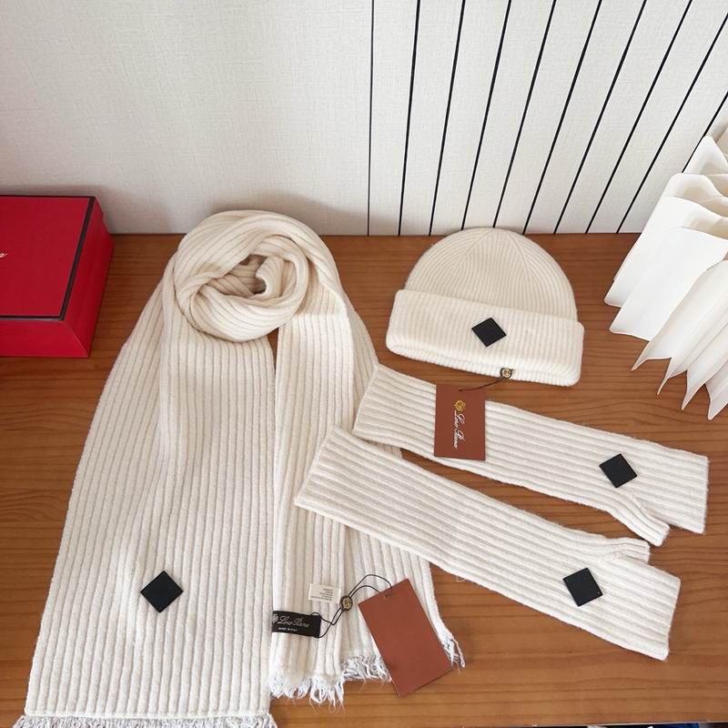 Moncler scarf hat gloves (123)
