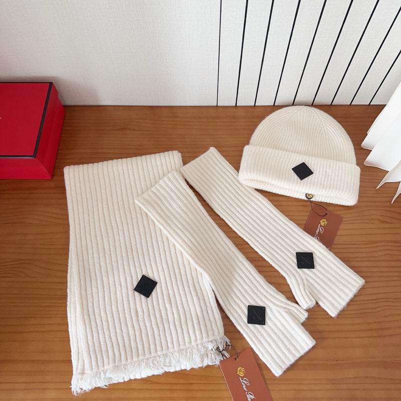 Moncler scarf hat gloves (126)