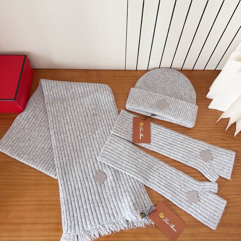 Moncler scarf hat gloves (132)