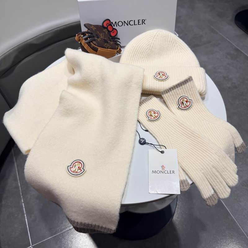 Moncler scarf hat gloves (60)
