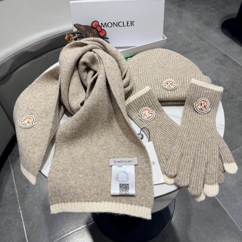 Moncler scarf hat gloves (66)