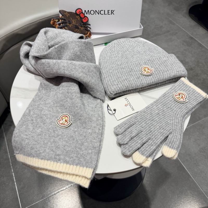 Moncler scarf hat gloves (77)