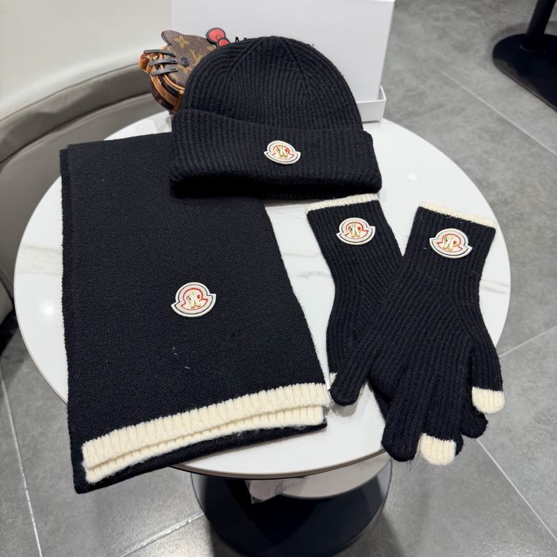 Moncler scarf hat gloves (91)