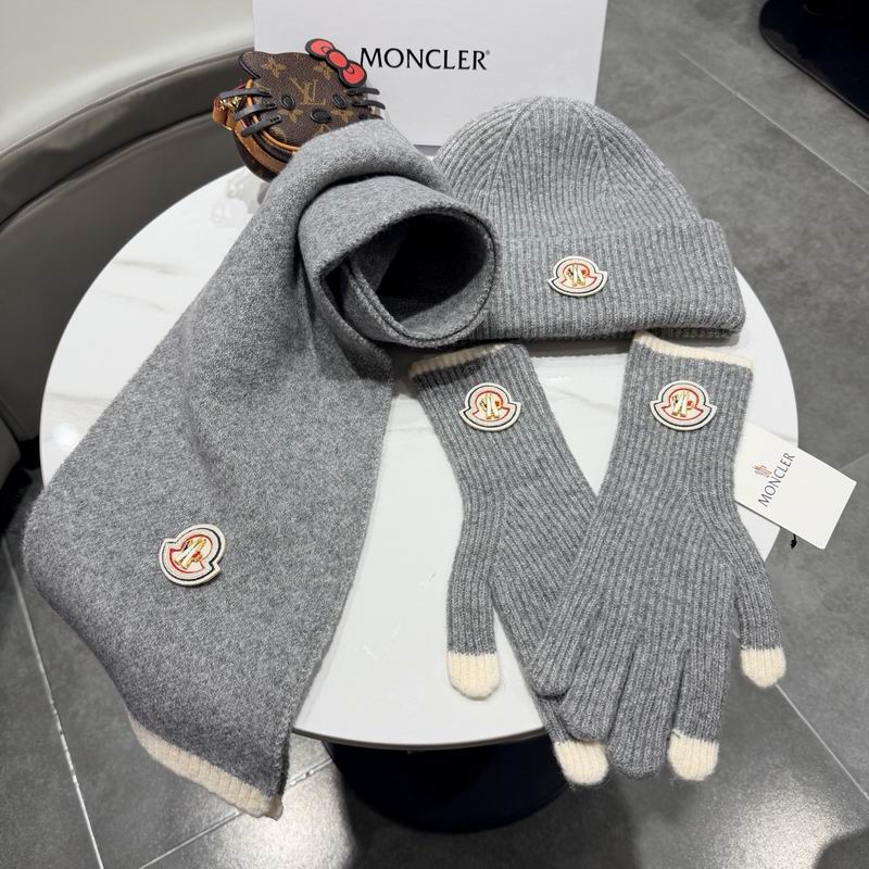 Moncler scarf hat gloves (96)