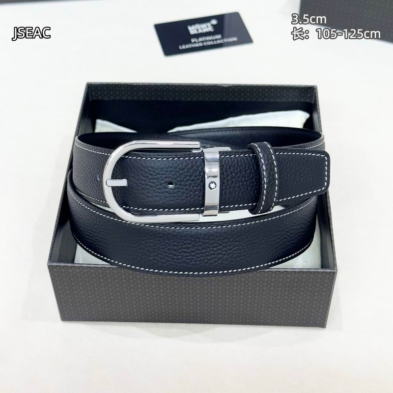 Montblanc belt 35mm（自动扣）X105-125cm 8L (6)