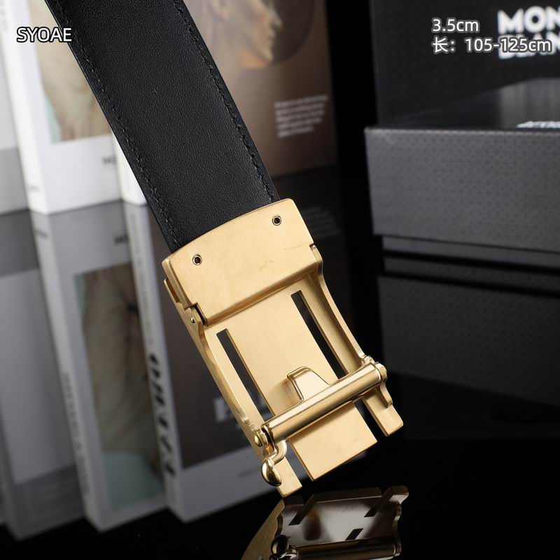 Montblanc belt 35mm(自动扣）X105-125cm 8L (6)