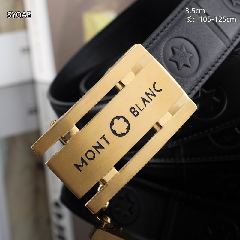 Montblanc belt 35mm(自动扣）X105-125cm 8L (8)