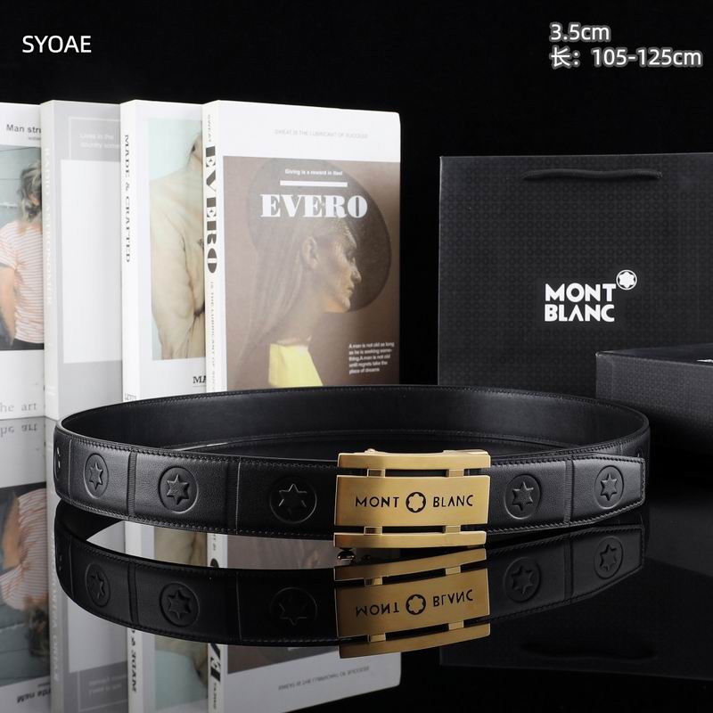 Montblanc belt 35mm(自动扣）X105-125cm 8L (9)