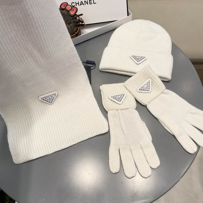 Prada Scarf Hat Gloves  (103)