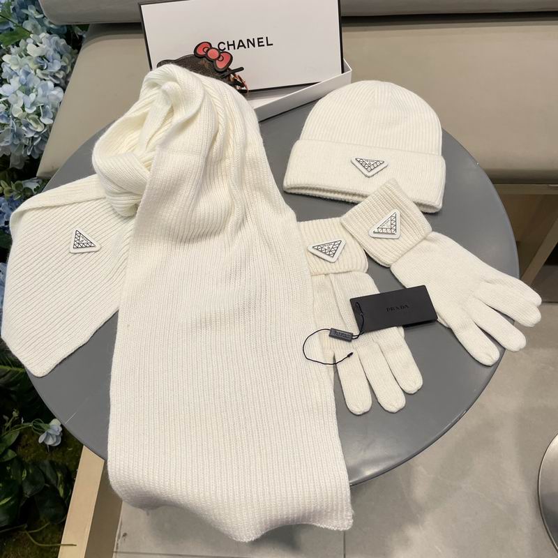 Prada Scarf Hat Gloves  (106)