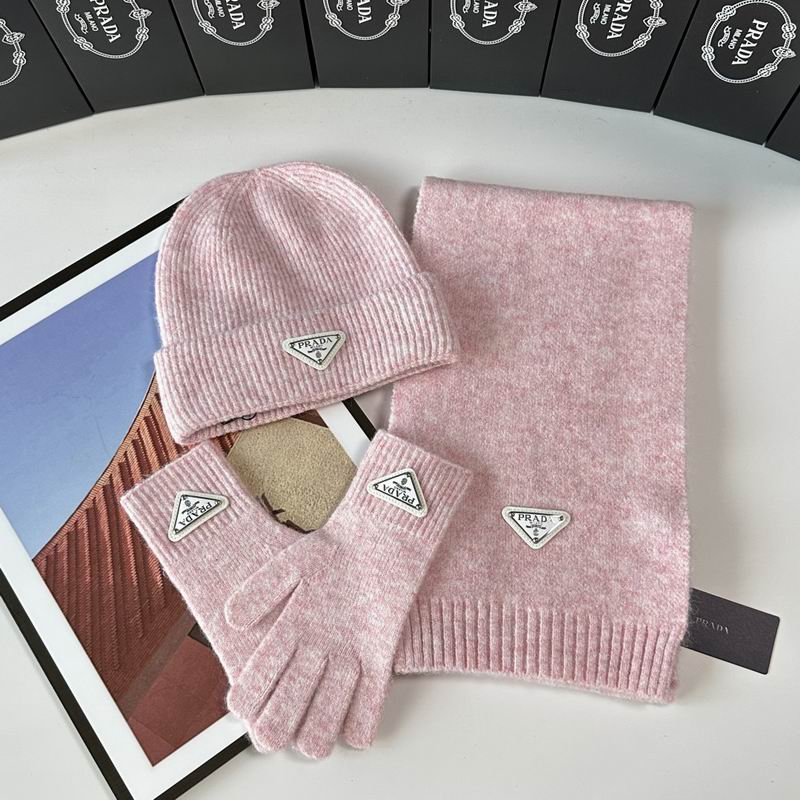 Prada Scarf Hat Gloves  (259)