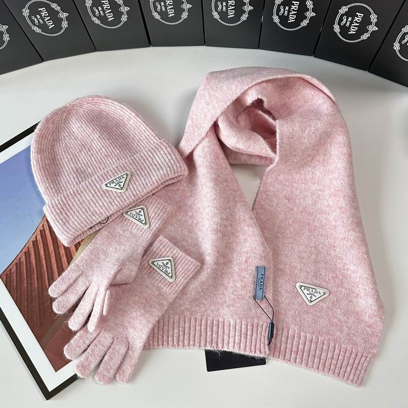 Prada Scarf Hat Gloves  (261)