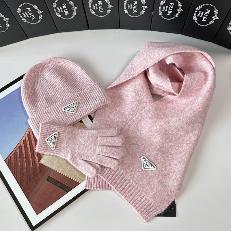 Prada Scarf Hat Gloves  (262)