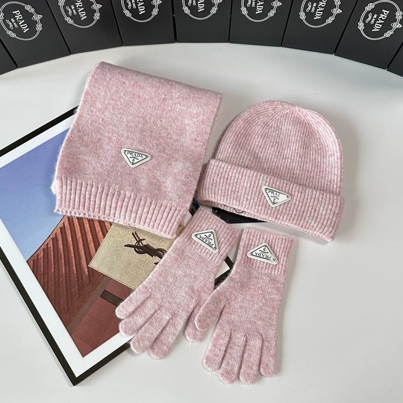 Prada Scarf Hat Gloves  (263)