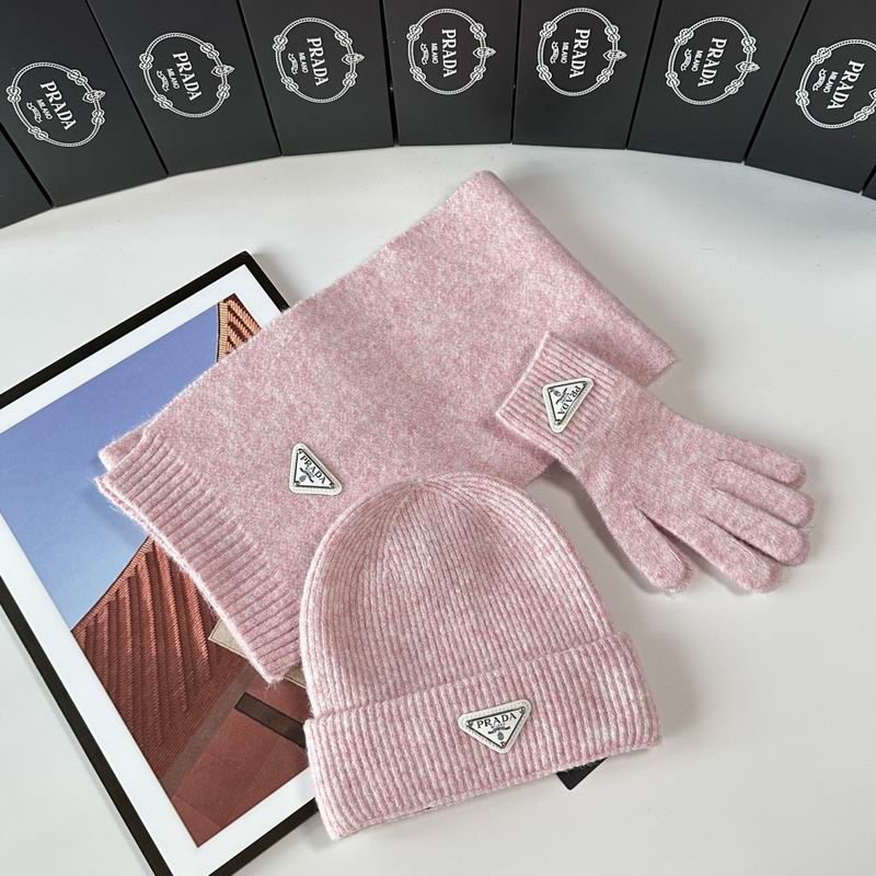 Prada Scarf Hat Gloves  (264)