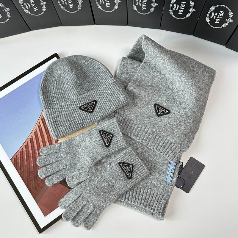 Prada Scarf Hat Gloves  (269)