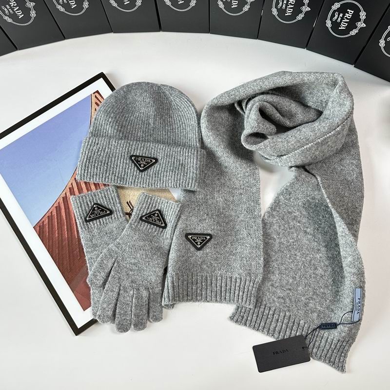 Prada Scarf Hat Gloves  (272)