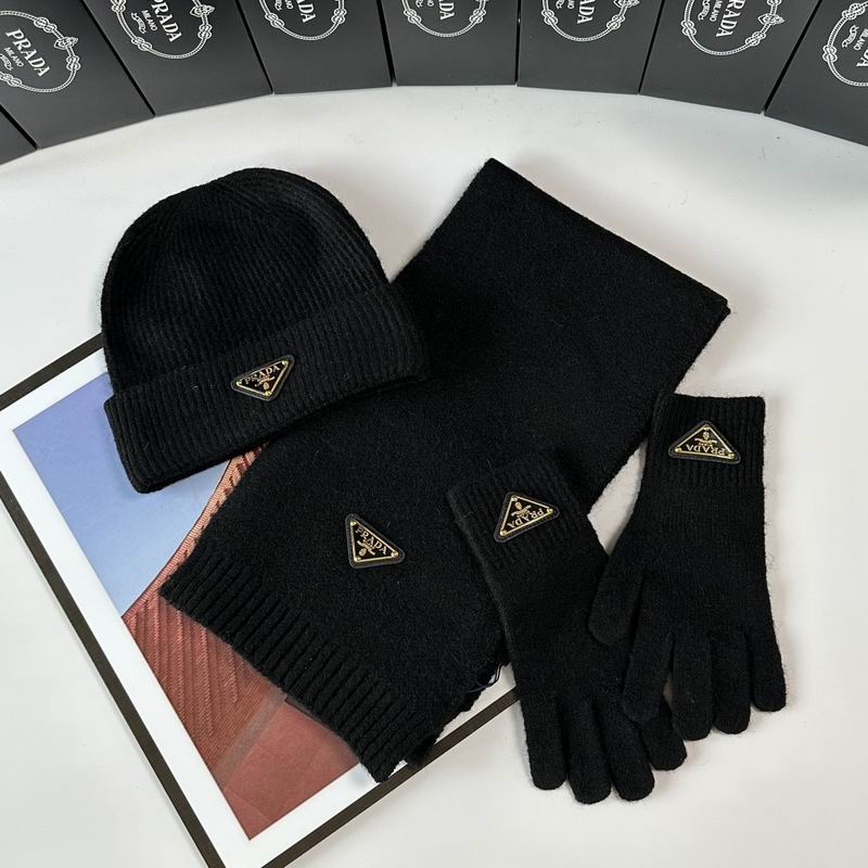 Prada Scarf Hat Gloves  (287)