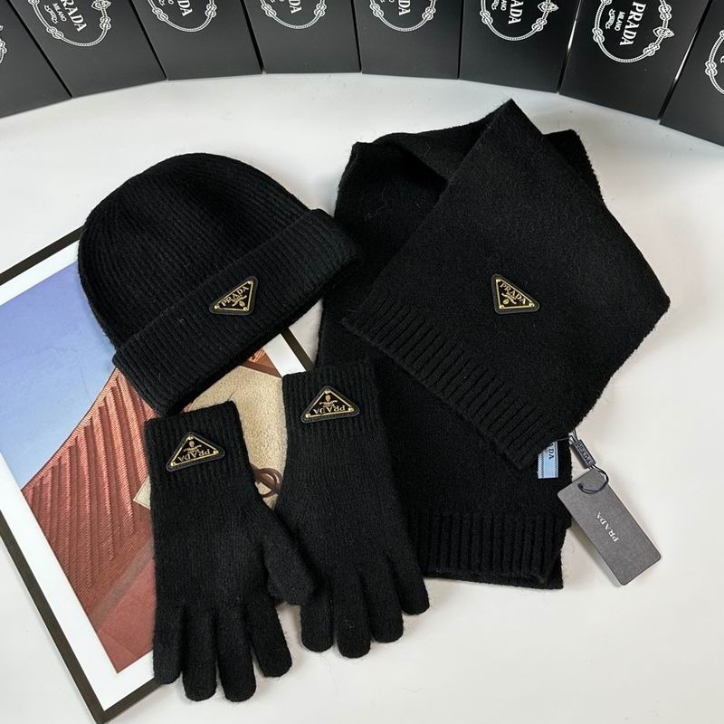 Prada Scarf Hat Gloves  (289)