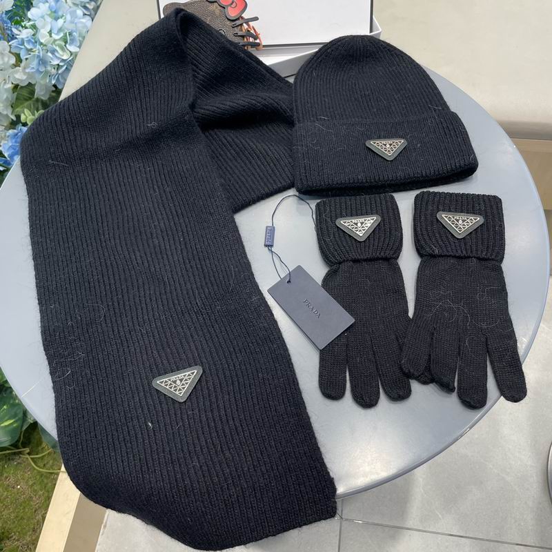 Prada Scarf Hat Gloves  (92)