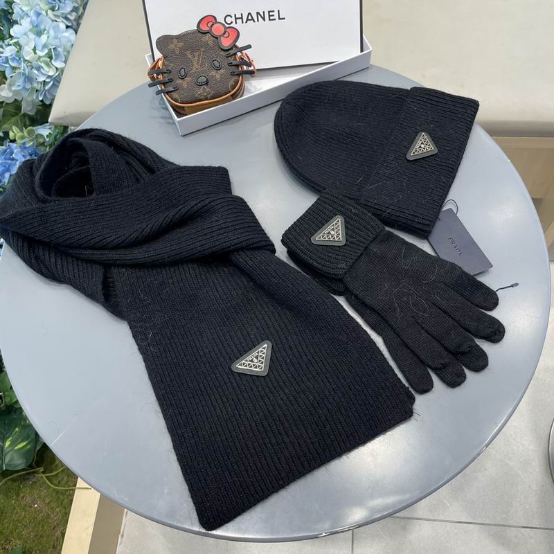 Prada Scarf Hat Gloves  (94)