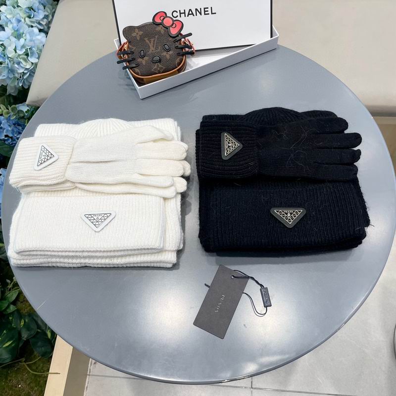 Prada Scarf Hat Gloves  (95)