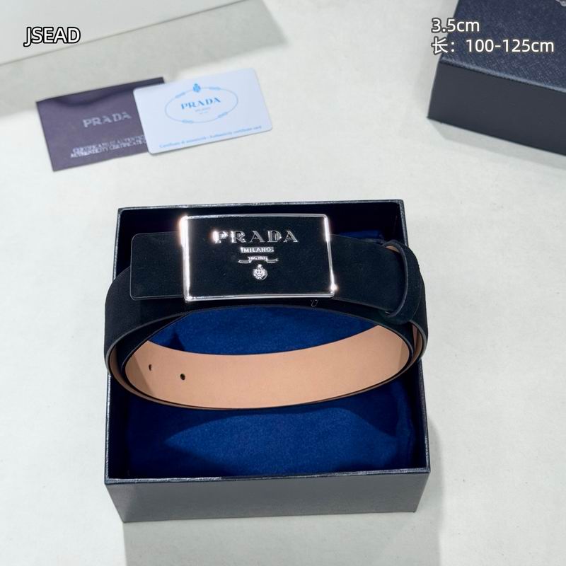 Prada belt 35mmX100-125cm 8L (103)