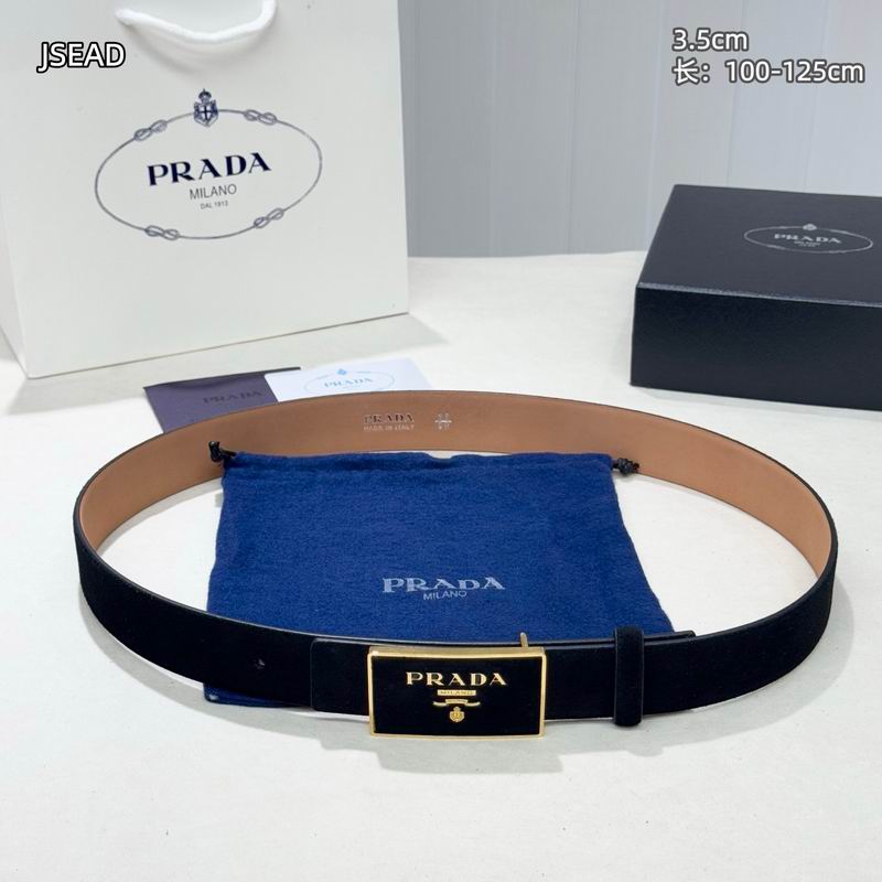 Prada belt 35mmX100-125cm 8L (104)