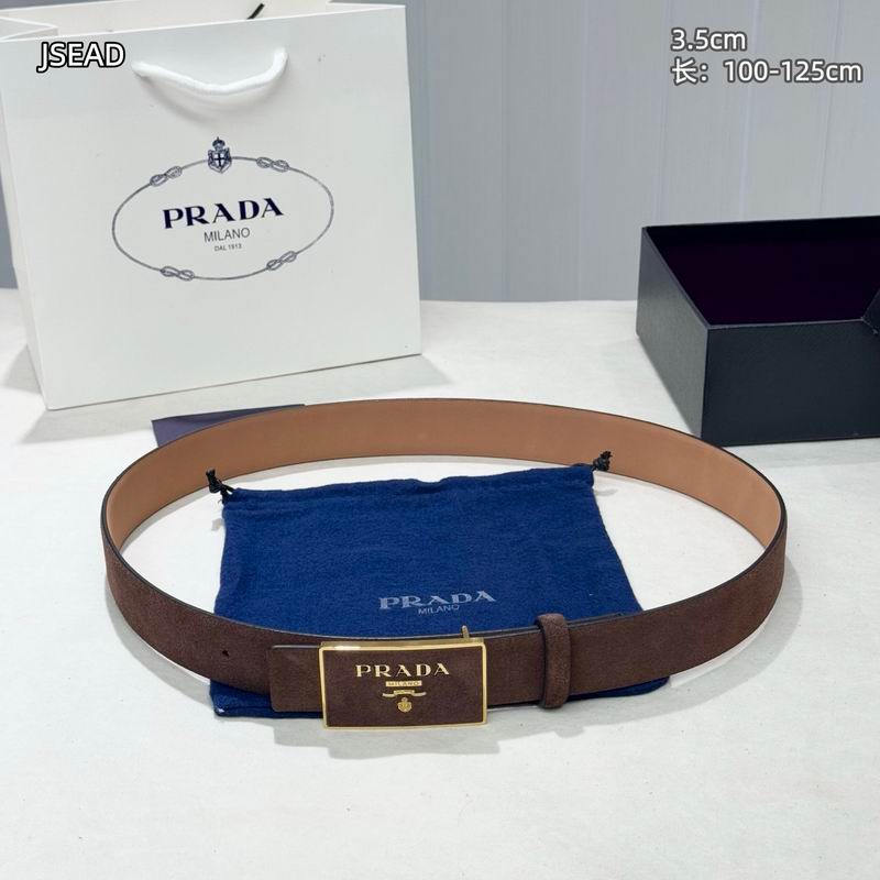 Prada belt 35mmX100-125cm 8L (112)