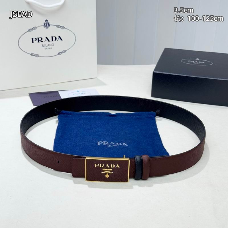 Prada belt 35mmX100-125cm 8L (88)